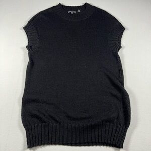 Vince Black Sweater Dress Women Size Medium Sleeveless Mock Neck